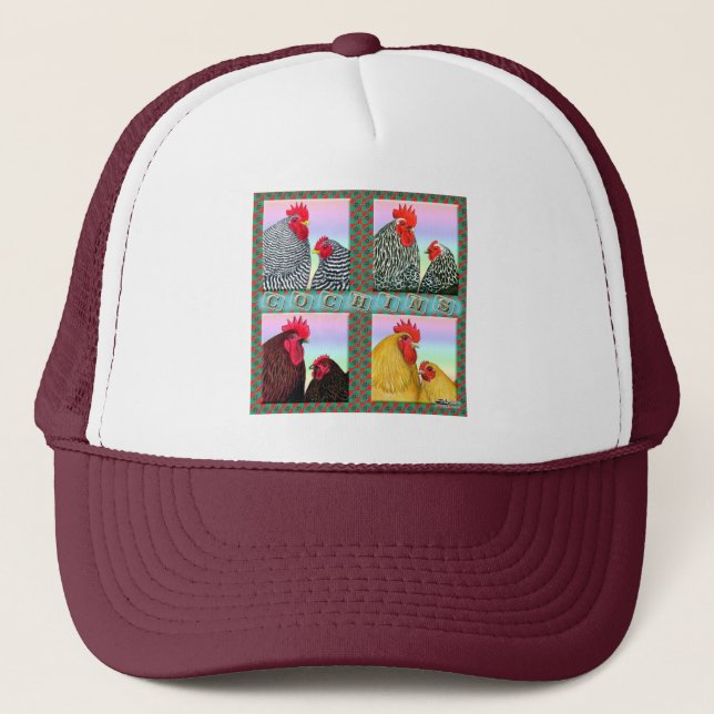 Cochins Four Colours Trucker Hat (Front)