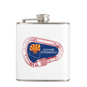 Cochise Stronghold Arizona Climbing Carabiner Hip Flask
