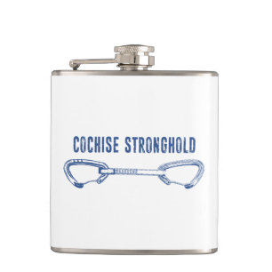 Cochise Stronghold Arizona Climbing Quickdraw Hip Flask