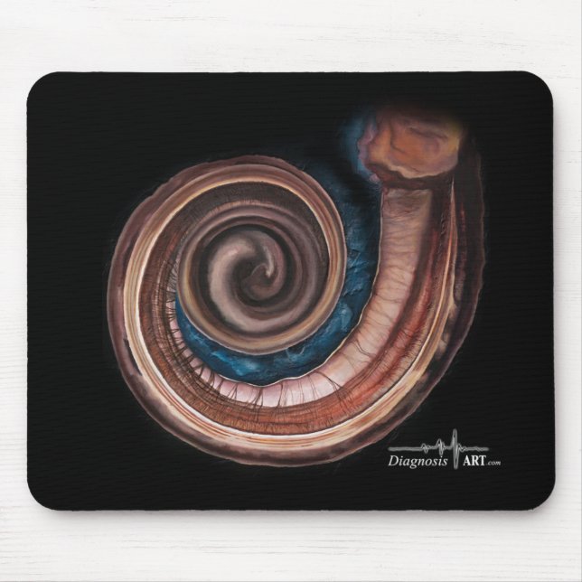Cochlea "Slice" mousepad (Front)