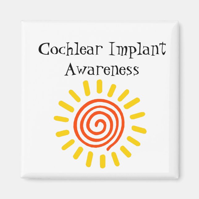 Cochlear Implant Awareness Magnet (Front)