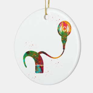 Cochlear implant ceramic tree decoration