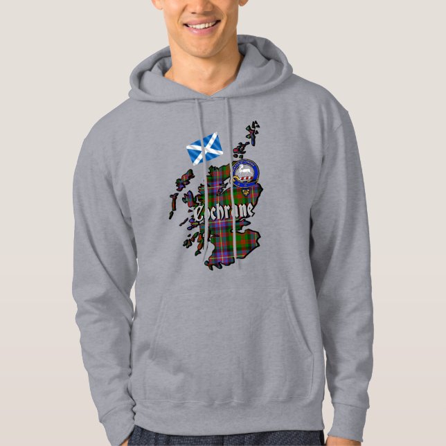 Cochrane Clan Badge Adult Hoodie (Front)