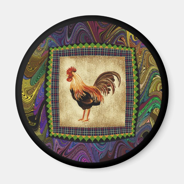 Cock-a-doodle-doo Magnet (Front)