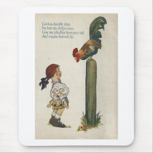 Cock-a-doodle-doo Mouse Mat