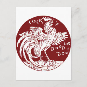 Cock-a-Doodle-Doo Postcard