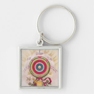 Cockade, emblem of 1848 key ring