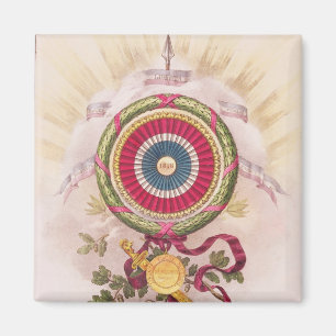 Cockade, emblem of 1848 magnet