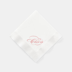 Cockail Napkin: Cheers! Wedding Napkins