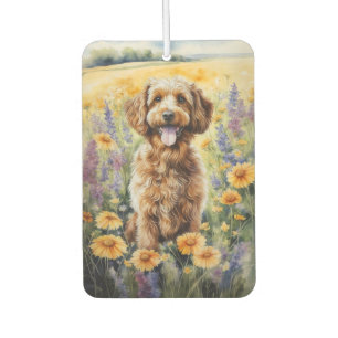 Cockapoo car air freshener