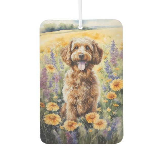 Cockapoo  car air freshener (Front)