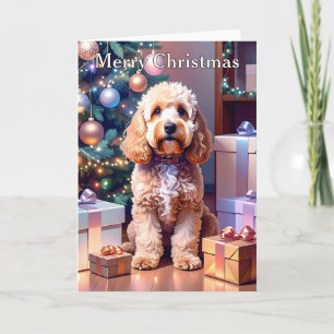 Cockapoo Christmas Card