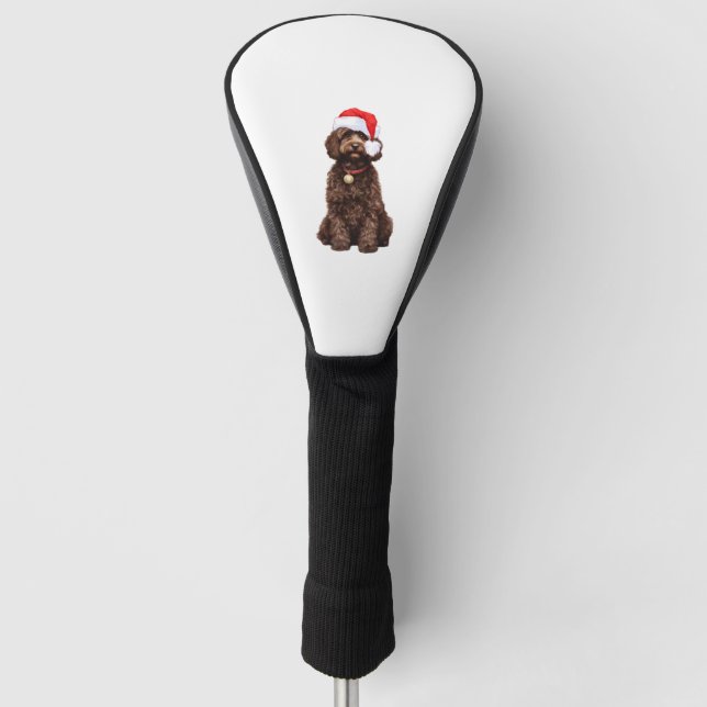 Cockapoo Christmas   Golf Head Cover (Front)