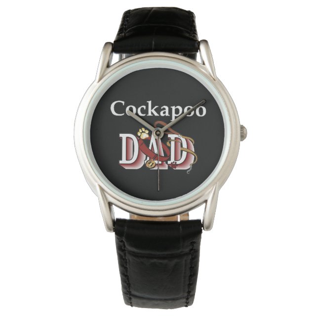 Cockapoo Dad Gifts Watch (Front)