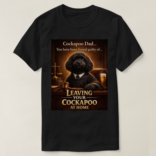 Cockapoo Dad Shirt | Funny Dog Pub Gift (Design Front)
