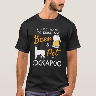 Cockapoo Dog Beer Lover Owner Christmas Birthday G T-Shirt