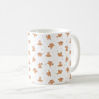 Cockapoo dog doing yoga coffee mug