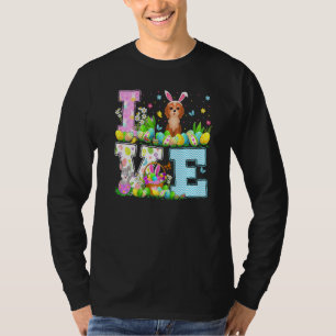 Cockapoo Dog Easter Egg Hunt Funny Love Cockapoo E T-Shirt