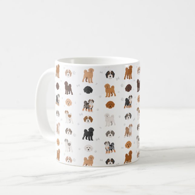 Cockapoo dog mix Coffee Mug (Front Left)