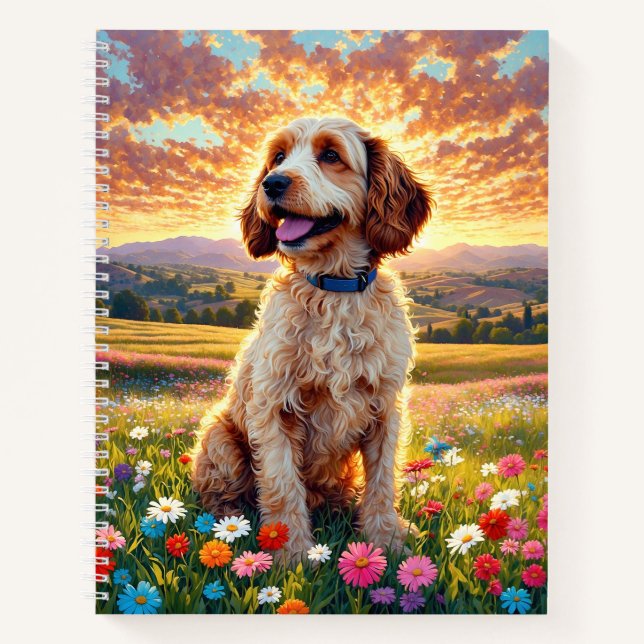 Cockapoo Dog Notebook (Front)