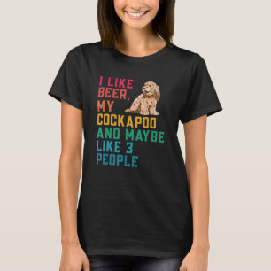 Cockapoo Dog Owner Beer Cockapoo T-Shirt