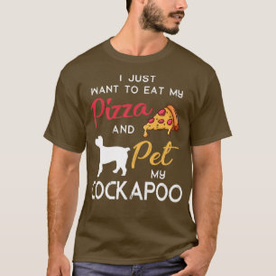 Cockapoo Dog Pizza Lover Owner Christmas Birthday T-Shirt