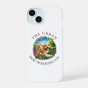 Cockapoo Dog Walking Accessory iPhone Case