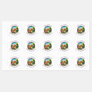 Cockapoo Dog Walking Day Care Stickers