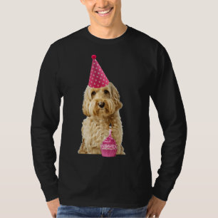 Cockapoo Dog With Cup Cake Cockapoo Mum Cockerpoo T-Shirt