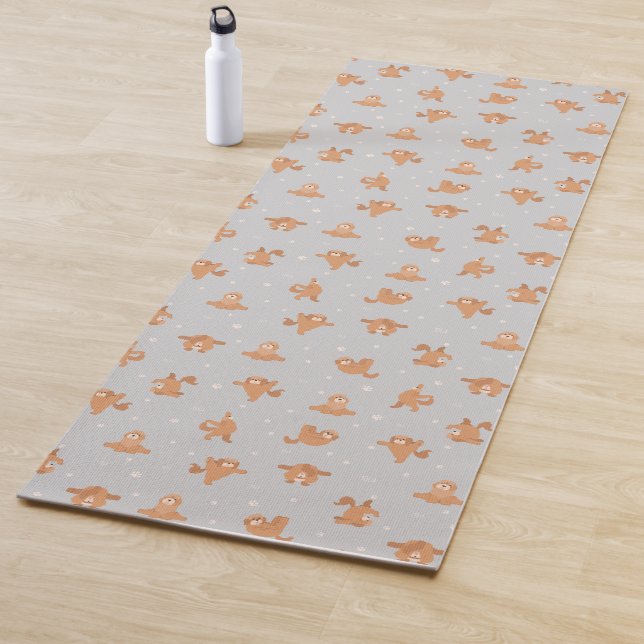 Cockapoo dog yoga  mat (In Situ)