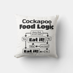 Cockapoo Food Logic Cushion