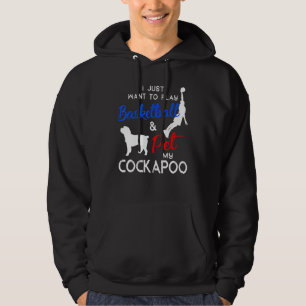 Cockapoo Funny Basketball Dog Owner Xmas Hoodie