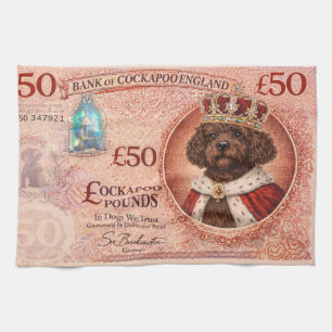 Cockapoo Funny Dog Lover Gift  Tea Towel