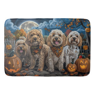 Cockapoo Halloween Spooky Bath Mat