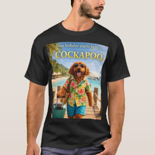 Cockapoo Holiday Shirt   Funny Summer Dog Gift