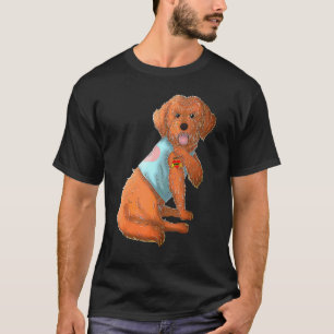 Cockapoo I Love Mum Tattoo Dog   Mother's Day T-Shirt