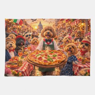 Cockapoo Italian Luxury  Tea Towel