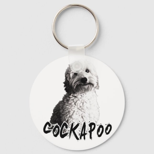 Cockapoo Key Ring (Front)