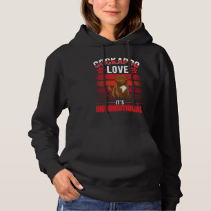 Cockapoo love it's unconditional Valentines Day Hoodie