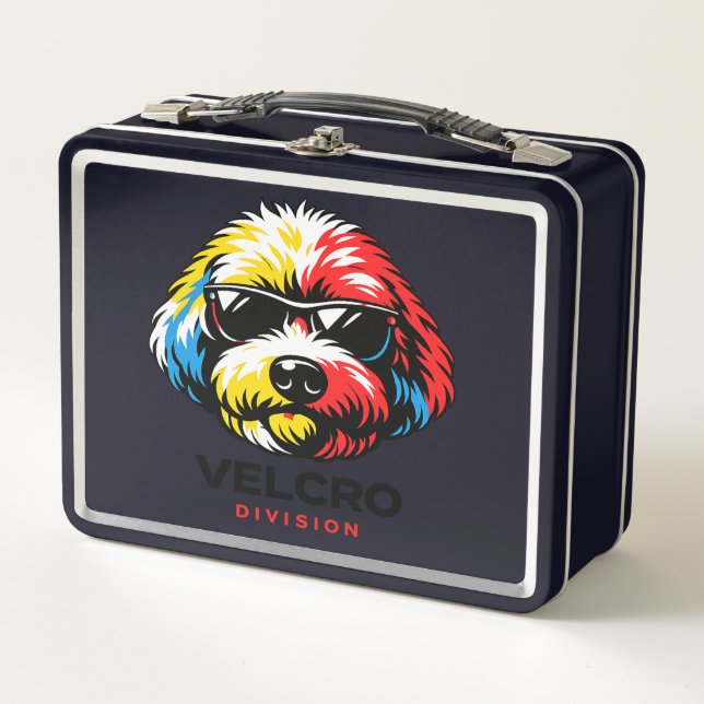 Cockapoo Lunchbox Colourful Dog Gift (Front)
