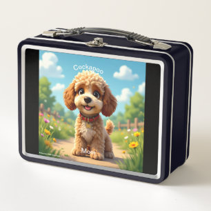 Cockapoo Metal Lunch Box