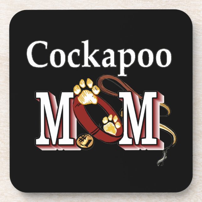 Cockapoo Mum Gifts Coaster (Front)