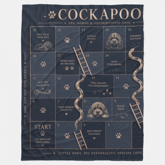 Cockapoo Owner Blanket (Front)