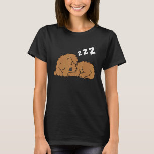 Cockapoo Pajama Cute Cockapoo Dog Sleeping T-Shirt