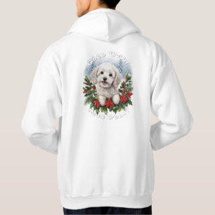 Cockapoo Puppy Christmas Hoodie