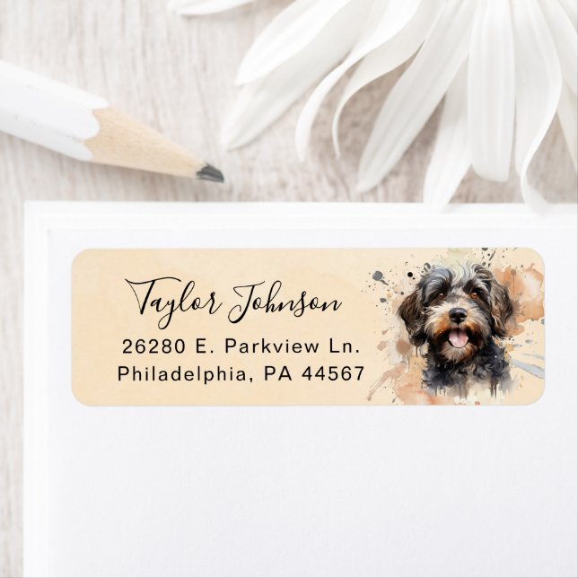 Cockapoo Return Address Label (Insitu)
