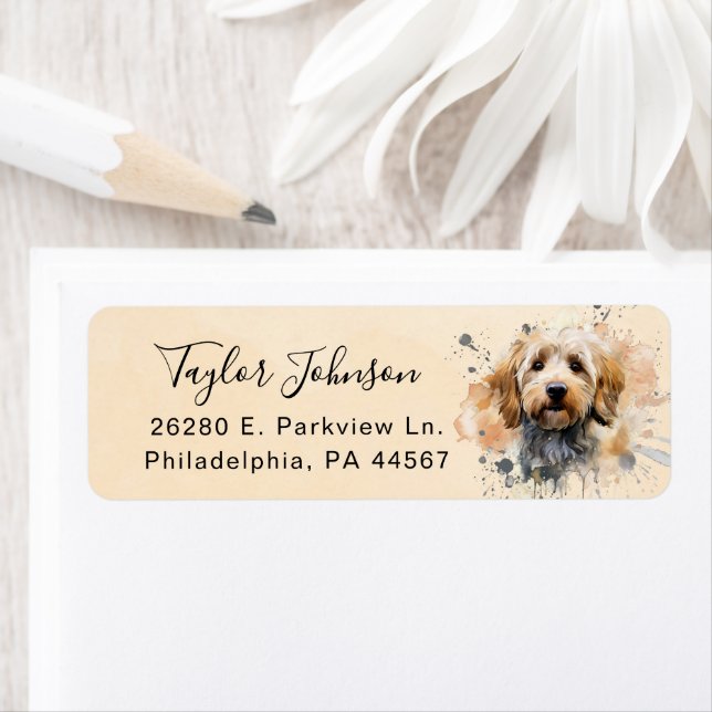 Cockapoo Return Address Label (Insitu)