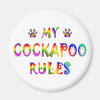 Cockapoo Rules Fun Magnet