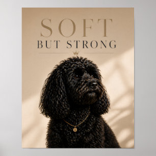 Cockapoo Soft But Strong Wall Art Print