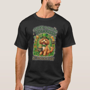Cockapoo St Patrick's Day Lucky Dog Pot of Gold T-Shirt